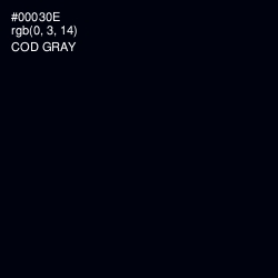 #00030E - Cod Gray Color Image